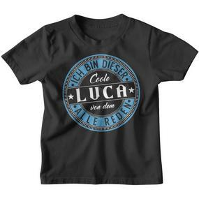 Luca Ich Bin Dieser Cooler Luca Kinder Tshirt - Seseable De