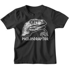 Philosoraptor Meme Philosophy Dinosaur Kinder Tshirt - Seseable De