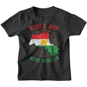 Proud On My Kurdistan Kurdi Erbil Kurdistan Kinder Tshirt - Seseable De
