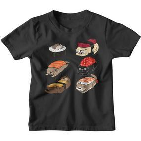 Sushi Otter Kinder Tshirt - Seseable De