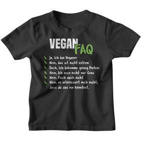 Vegan Vegan Vegan Slogan Kinder Tshirt - Seseable De
