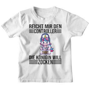 Ps5 Console Gamer Zocken Reichmir Den Controller Queen Going Kinder Tshirt - Seseable De