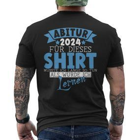 Abitur 2024 Abi 24 Graduation T-Shirt mit Rückendruck - Seseable De
