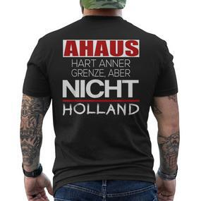 Ahaus Hart Anner Border But Not Holland T-Shirt mit Rückendruck - Seseable De