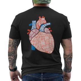 Anatomie Herz Für Kardiologie Doktoren Herz Anatomie T-Shirt mit Rückendruck - Seseable De