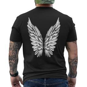 Angel Wings Angel Wings Angel Wings Angelwings Angel T-Shirt mit Rückendruck - Seseable De