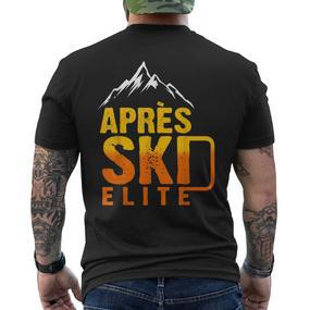 Apres Ski Elite Outfit Winter Team Party & Sauf T-Shirt mit Rückendruck - Seseable De