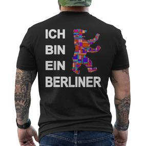 Berlin Ich Bin Ein Berlin T-Shirt mit Rückendruck - Seseable De