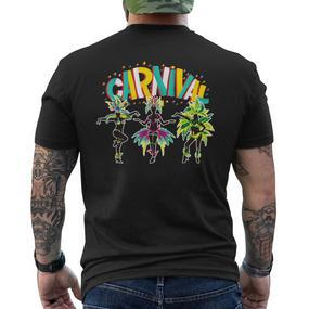 Carnival In Rio De Janeiro T-Shirt mit Rückendruck - Seseable De
