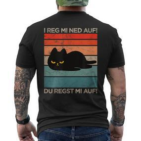 Cat I Reg Mi Not Auf Evil Cat T-Shirt mit Rückendruck - Seseable De