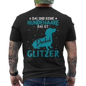 Dachshund Glitter Dachshund Dog Hair Dog Owners T-Shirt mit Rückendruck - Seseable De