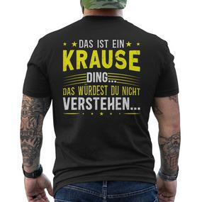 Das Ist Ein Krause Das Ist Ein Krause Ding T-Shirt mit Rückendruck - Seseable De