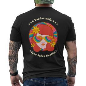 Das Ist Mein 60S Jahre Costume Hippie Love Party Fancy Dress T-Shirt mit Rückendruck - Seseable De