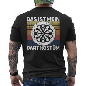 Das Ist Mein Dart Costume Dart Club Dartboard Dartboard T-Shirt mit Rückendruck - Seseable De