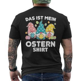 Das Ist Mein Ostern Easter Gnome T-Shirt mit Rückendruck - Seseable De