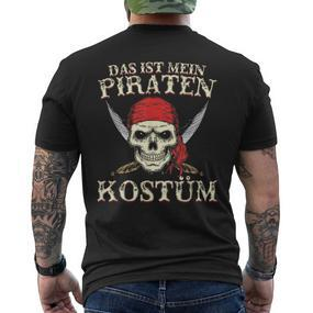 Das Ist Mein Pirate Costume Pirate T-Shirt mit Rückendruck - Seseable De