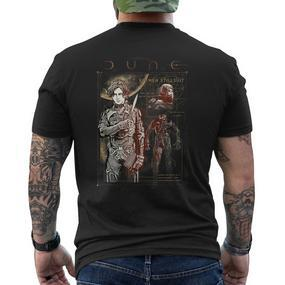 Dune Paul Atreides Schimatic Poster T-Shirt mit Rückendruck - Seseable De