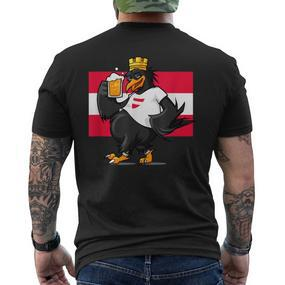 Federal Eagle Austria Besoffener Eagle Rauschkind T-Shirt mit Rückendruck - Seseable De