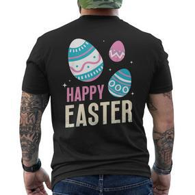 Frohe Ostern Frohe Ostern T-Shirt mit Rückendruck - Seseable De