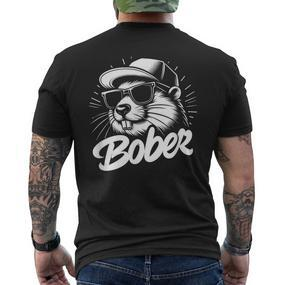 Bober Bobr Kurwa Polish Internet Meme Beaver T-Shirt mit Rückendruck - Seseable De