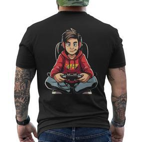 Gamer Games Liebhaber Pc Spiele T-Shirt mit Rückendruck - Seseable De