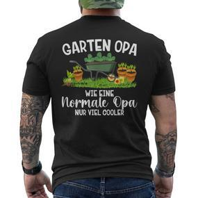 Gardener Garden Grandpa Much Cool T-Shirt mit Rückendruck - Seseable De