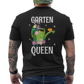 Gardener Garden Chefin Floristin Garden Queen Garden Queen T-Shirt mit Rückendruck - Seseable De