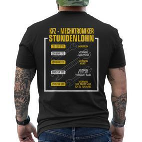 Car Mechanic Car Mechatronics Screwdriver T-Shirt mit Rückendruck - Seseable De