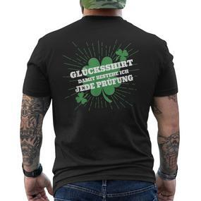 Glücksbringer Test T-Shirt mit Rückendruck - Seseable De