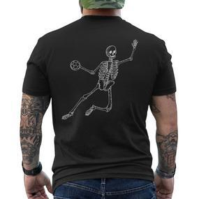 Handball Handballer Boys Children Black S T-Shirt mit Rückendruck - Seseable De