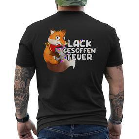 Held Der Steines Lackgesoffen T-Shirt mit Rückendruck - Seseable De