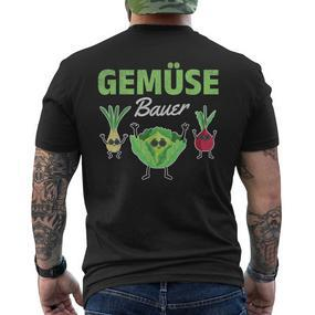 Hobby Gardener Farmer Vegetable Farmer Vegetable Gardener T-Shirt mit Rückendruck - Seseable De