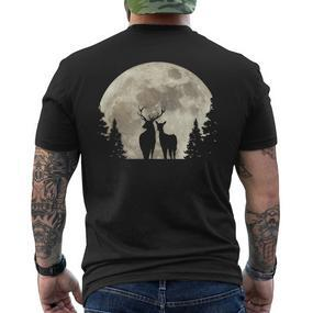 Hunter Hunter Deer Red Deer Hunting Hunter T-Shirt mit Rückendruck - Seseable De