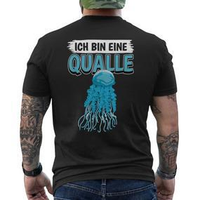 Jellyfish Medusa Sachen Ich Bin Eine Jellyfish T-Shirt mit Rückendruck - Seseable De