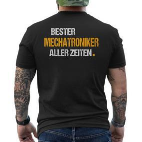 Mechatroniker Bester Mechatroniker Beruf German Language T-Shirt mit Rückendruck - Seseable De