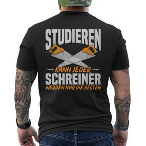 Men's Carpenters Werden Nur Die Beste T-Shirt mit Rückendruck - Seseable De