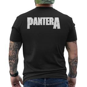 Official Pantera Logo T-Shirt mit Rückendruck - Seseable De