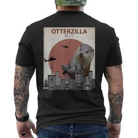 Otterzilla Otter Sweet For Otter Lovers T-Shirt mit Rückendruck - Seseable De