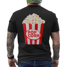 Popcorn Carnival Costume Carnival & Carnival T-Shirt mit Rückendruck - Seseable De