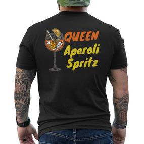 Queen Aperoli Spritz Summer Drink Spritz T-Shirt mit Rückendruck - Seseable De