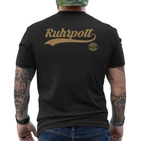 Ruhrgebiet Ruhrpott Original Glück Auf T-Shirt mit Rückendruck - Seseable De