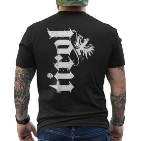 Tirol With Cool Lettering And Tyrolean Eagle T-Shirt mit Rückendruck - Seseable De