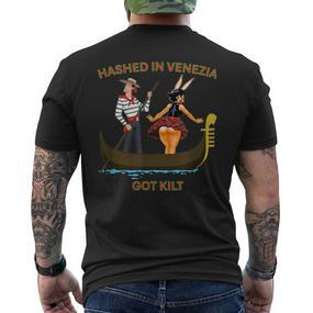 Venice Kilt Run T-Shirt mit Rückendruck - Seseable De