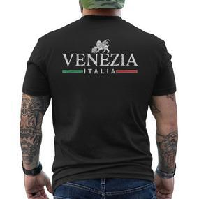 Vintage Venezia Venice Italy T-Shirt mit Rückendruck - Seseable De