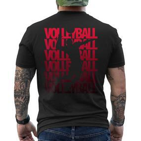 Vintage Volleyballer Evolution Beach Volleyball Player T-Shirt mit Rückendruck - Seseable De