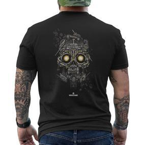 World Of Tanks Tank Skull T-Shirt mit Rückendruck - Seseable De