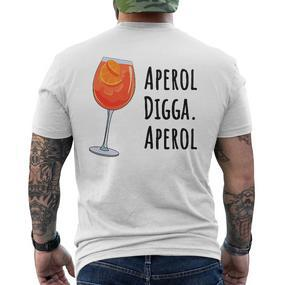 Aperol Digga Aperol Cocktail Summer Drink Aperol T-Shirt mit Rückendruck - Seseable De