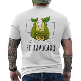 Avocado Sleep Schlavocado Pyjamas T-Shirt mit Rückendruck - Seseable De