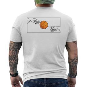 Basketball Player Hands For Basketball Players To Basketball T-Shirt mit Rückendruck - Seseable De