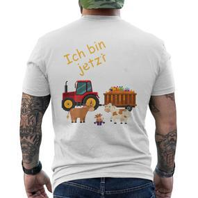 Children's Ich Bin 3 Jahre 3 Jahre Dritter Mit Kühen German T-Shirt mit Rückendruck - Seseable De